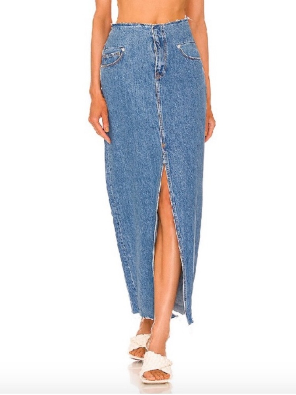 FRAME Maxi Skirt 100% Cotton | Size 26 Waist